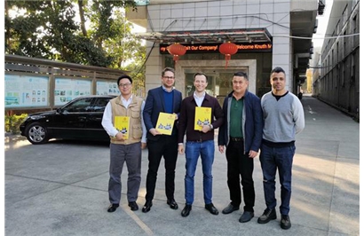 German knuth company visited our company for in-depth cooperation and exchange